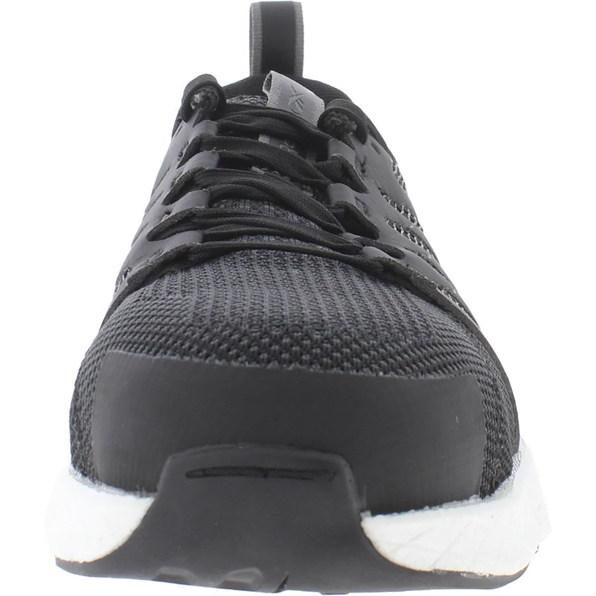 Reebok Work Women's RB413 Fusion Flexweave Safety Composite Toe Athletic Work Shoe Black and White, 7.5