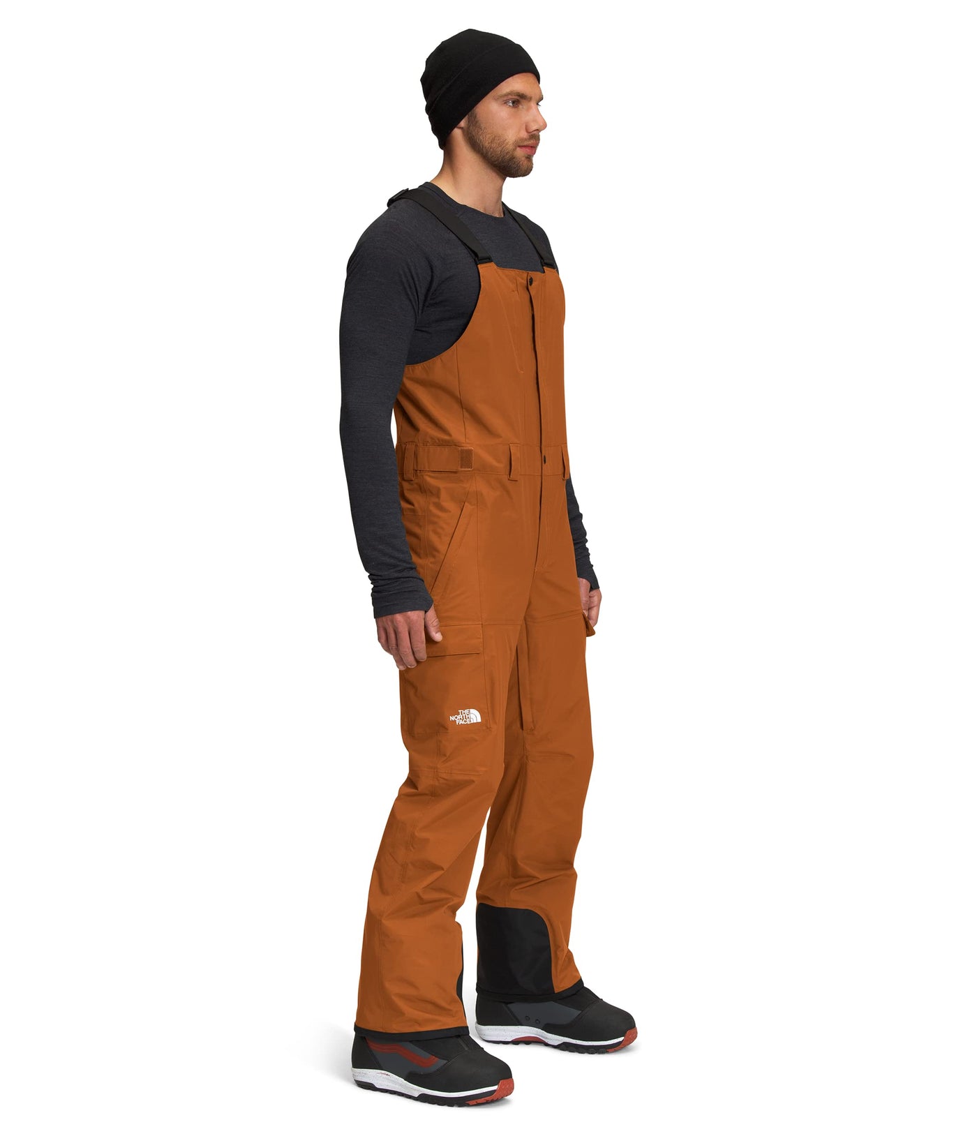 THE NORTH FACE Freedom Bib Leather Brown 2XL R