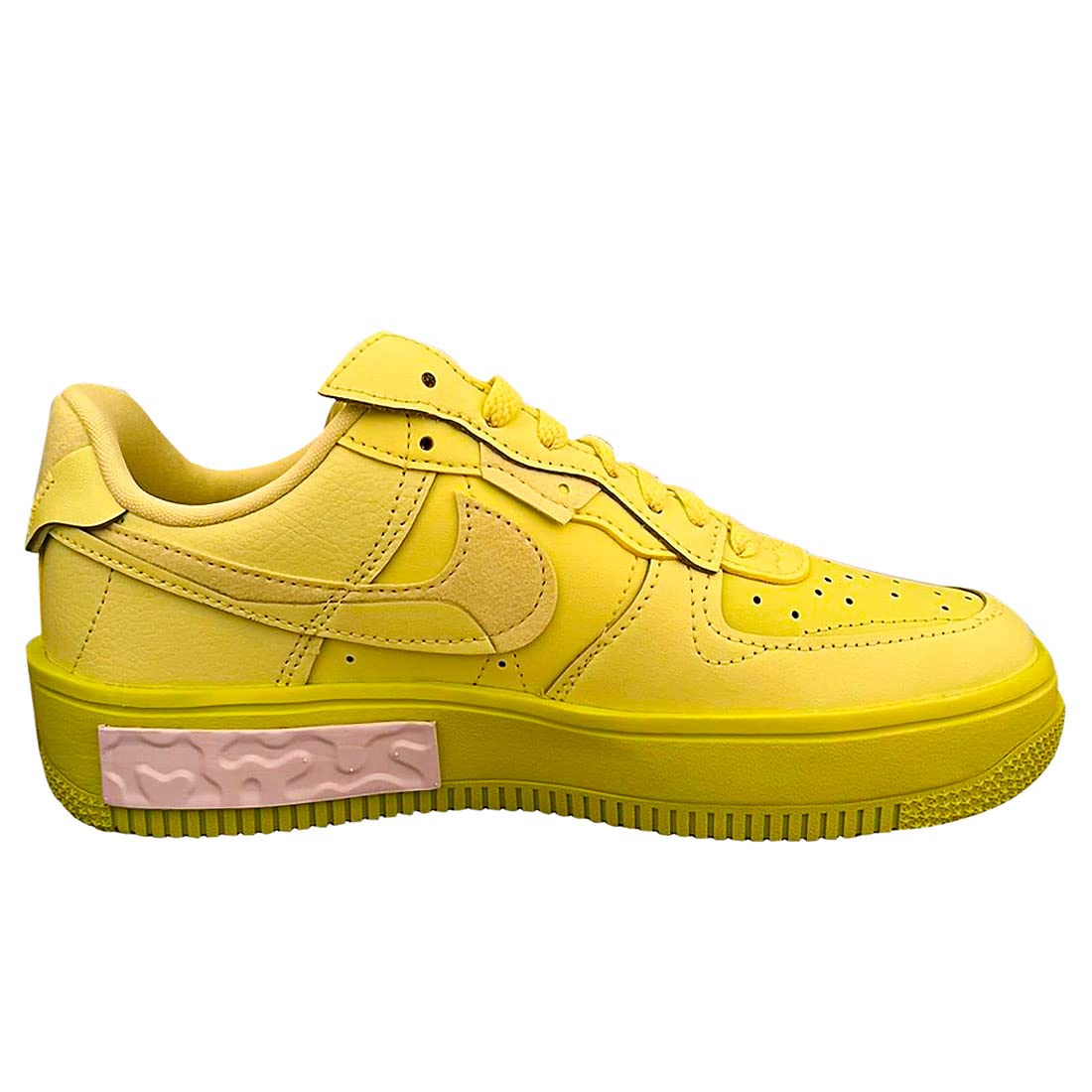 Nike Womens WMNS Air Force 1 Fontanka DA7024 700 Yellow Strike - Size 5.5W
