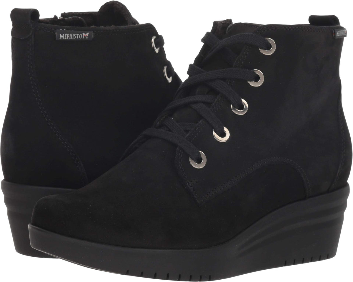 Mephisto Gregoria Black Bucksoft 38.5 (US Women's 8.5)