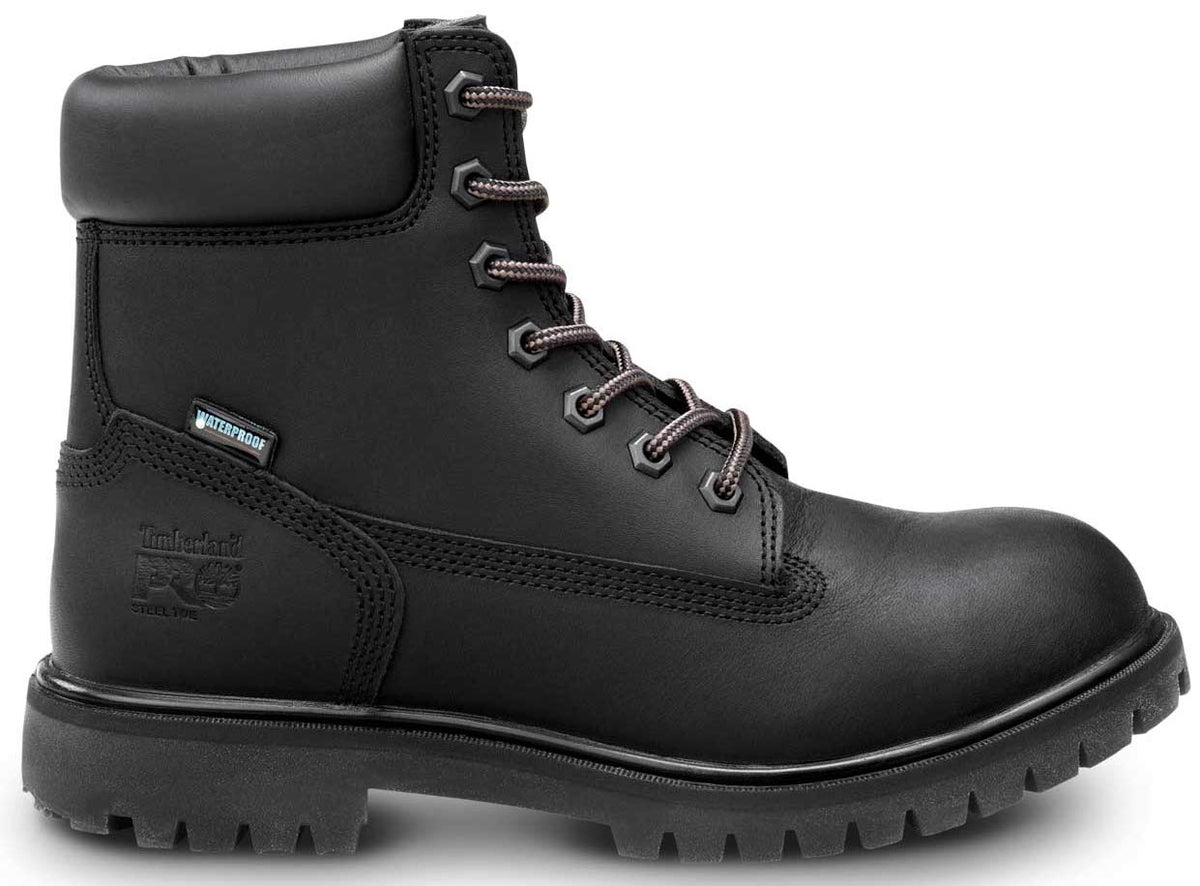 Timberland PRO 6IN Direct Attach Women's, Black, Soft Toe, EH, MaxTrax Slip Resistant, WP/Insulated Boot (9.0 M)