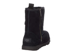 UGG Classic Short Dual Zip II (Toddler/Little Kid/Big Kid) Black 13 Little Kid M