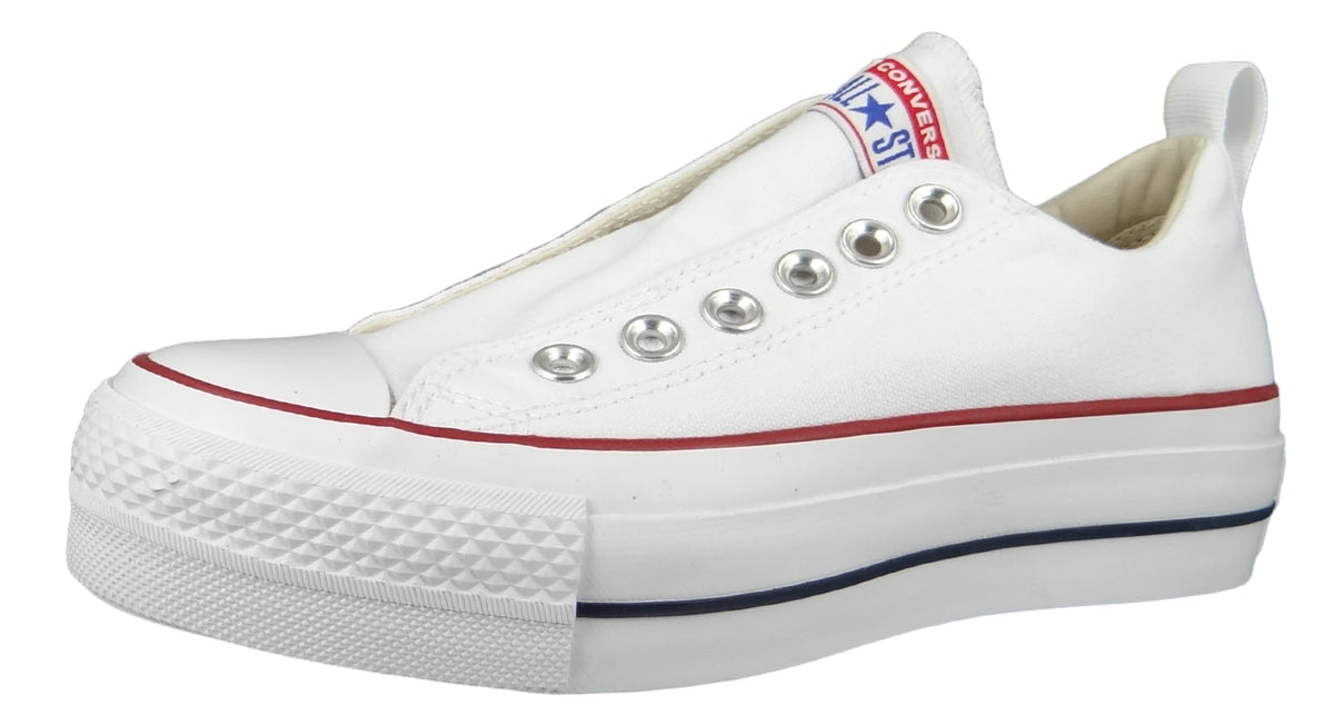 Converse Women's Chuck Taylor All Star Lift Slip Sneaker (38, White)