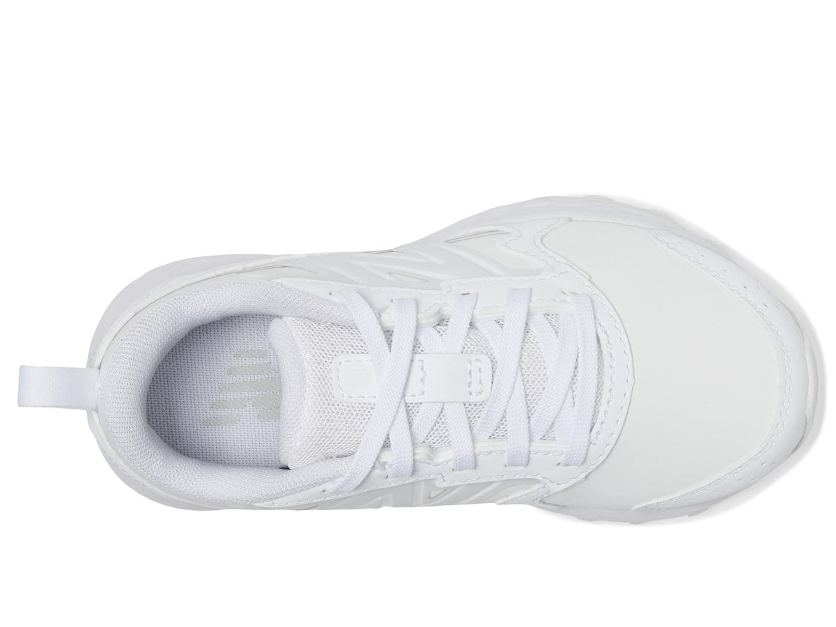 New Balance® Fresh Foam 650v1 Shoes for Kids – Synthetic Upper – Textile Lining and Insole – Lace-Up Closure White/White 4.5 Big Kid XW