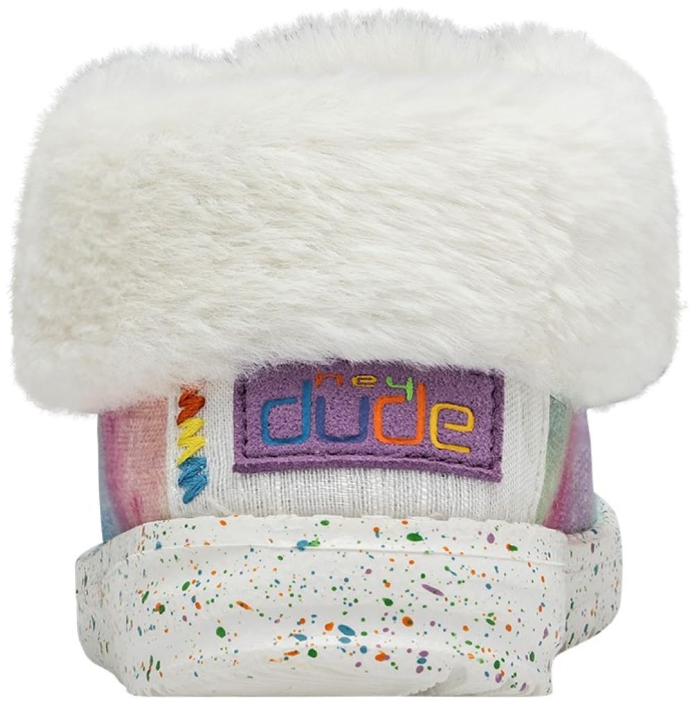 HEYDUDE Girl's Britt Toddler Rainbow Dreamer Size 8 Toddler