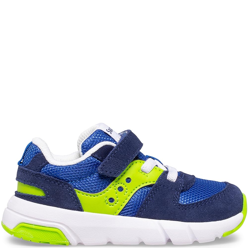 Saucony Jazz LITE 2.0 Sneaker, Blue/Green, 10.5 US Unisex Little Kid