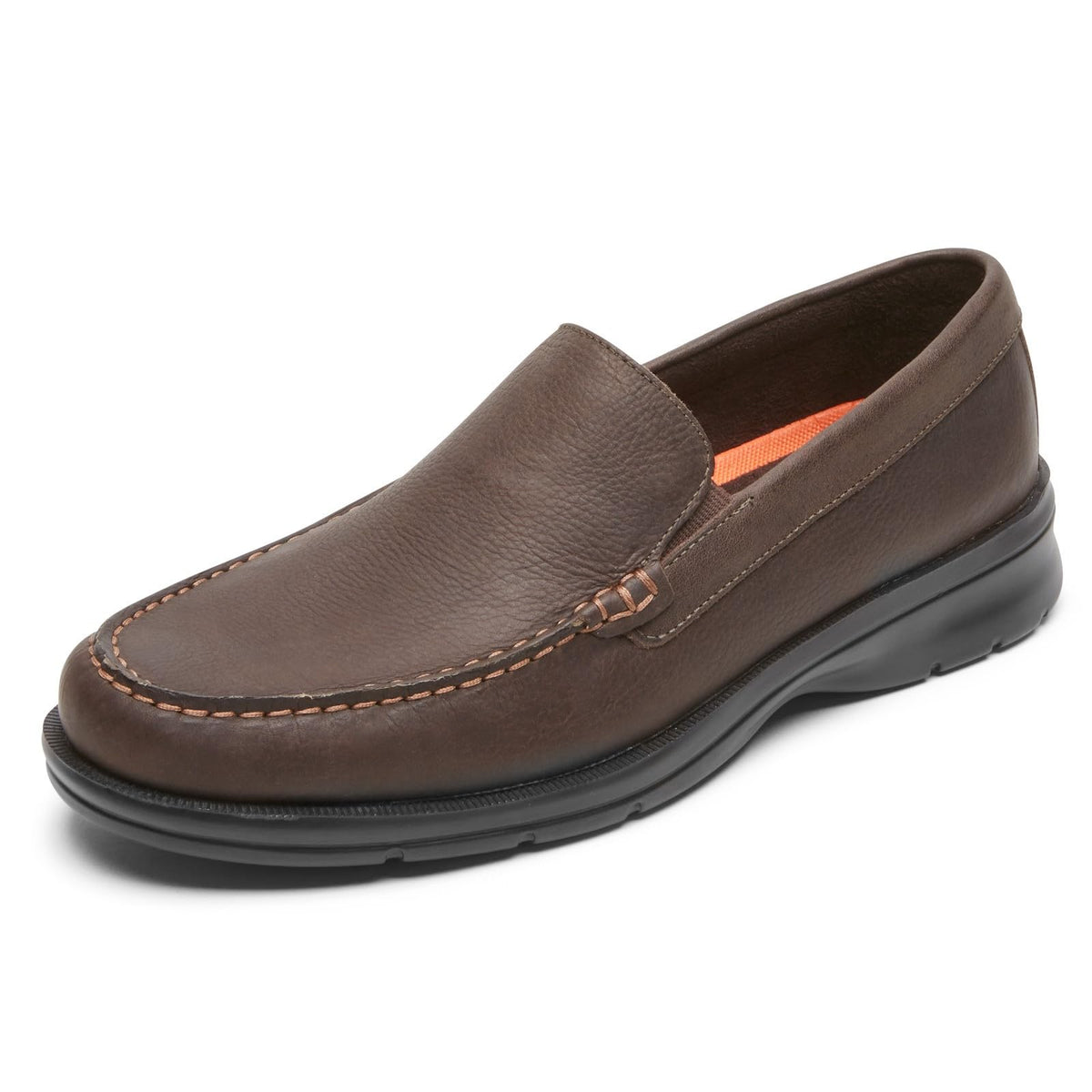 Rockport Men's Palmer Venetian Loafer, Java Tumbled, 7