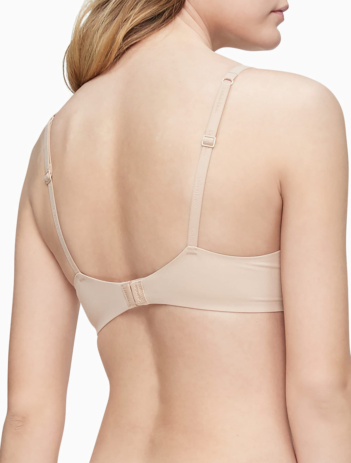 Calvin Klein Perfectly Fit Lightly Lined T-Shirt Bra with Memory Touch, Bare, 36C