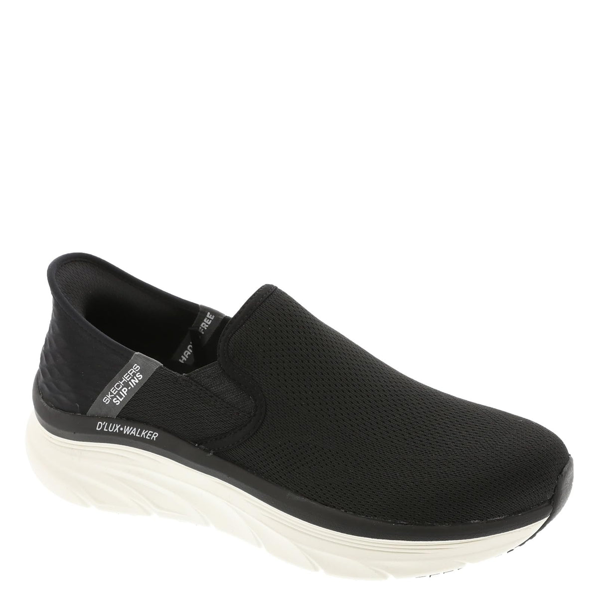 Skechers D'Lux Walker Orford Hands Free Slip-Ins Black 7.5 4E - Extra Wide