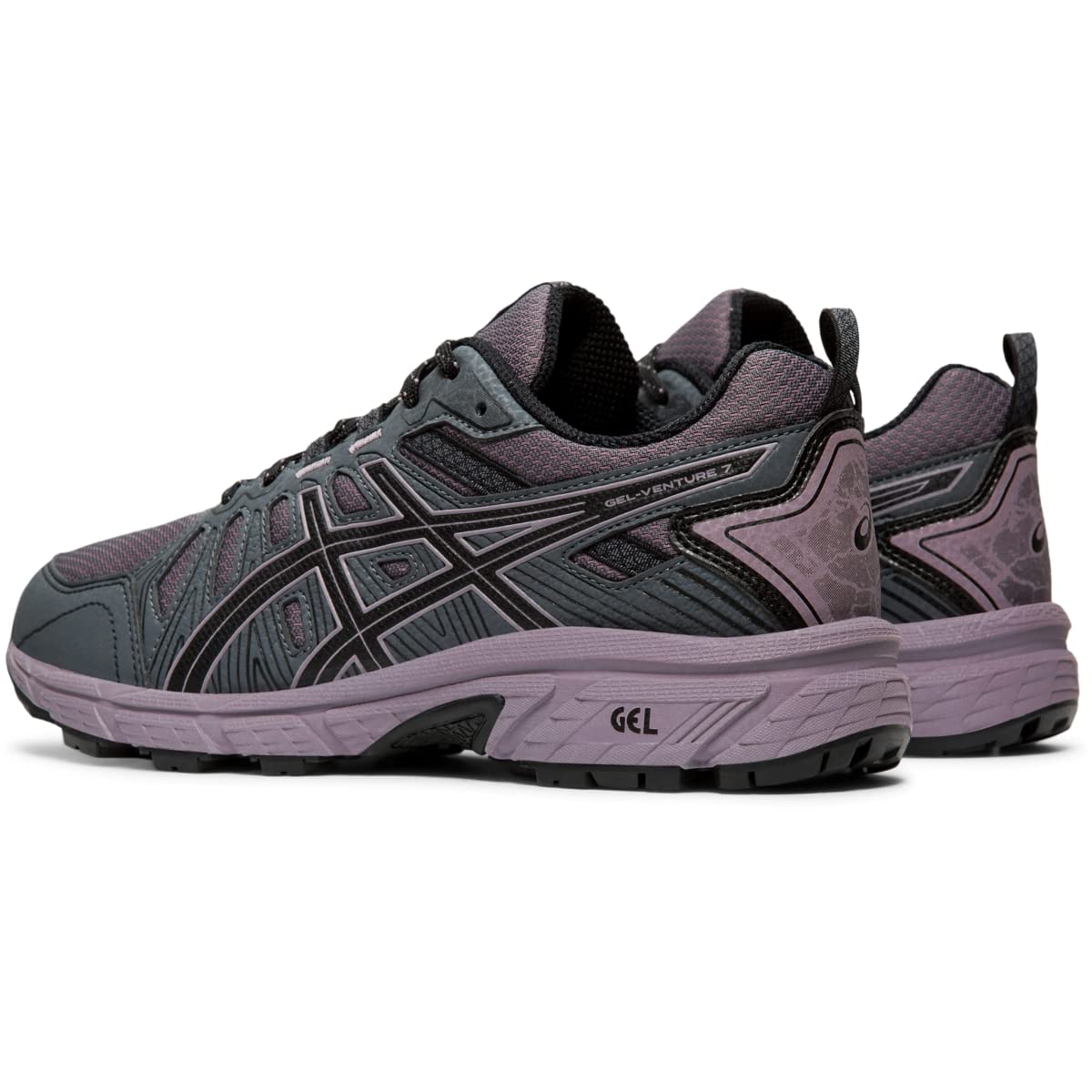 ASICS Gel-Venture 7 Women's Running Shoes, Carrier Grey/Violet Blush, 9.5 M US