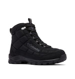 Columbia Mens Firecamp Insulated Hiking Boot, Black/City Grey, 15 Wide