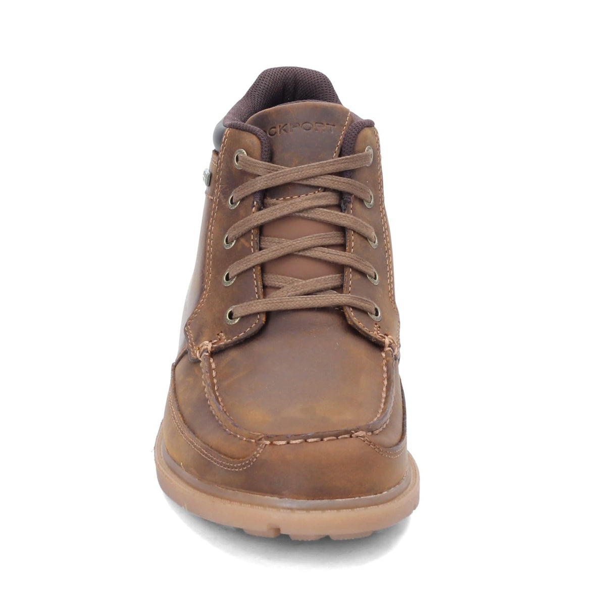 Men's Patten Waterproof Moc Boot Boston Tan Leather / 10.5 / W