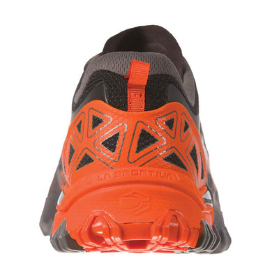 La Sportiva Bushido II Running Shoe - Men Carbon/Tangerine 41