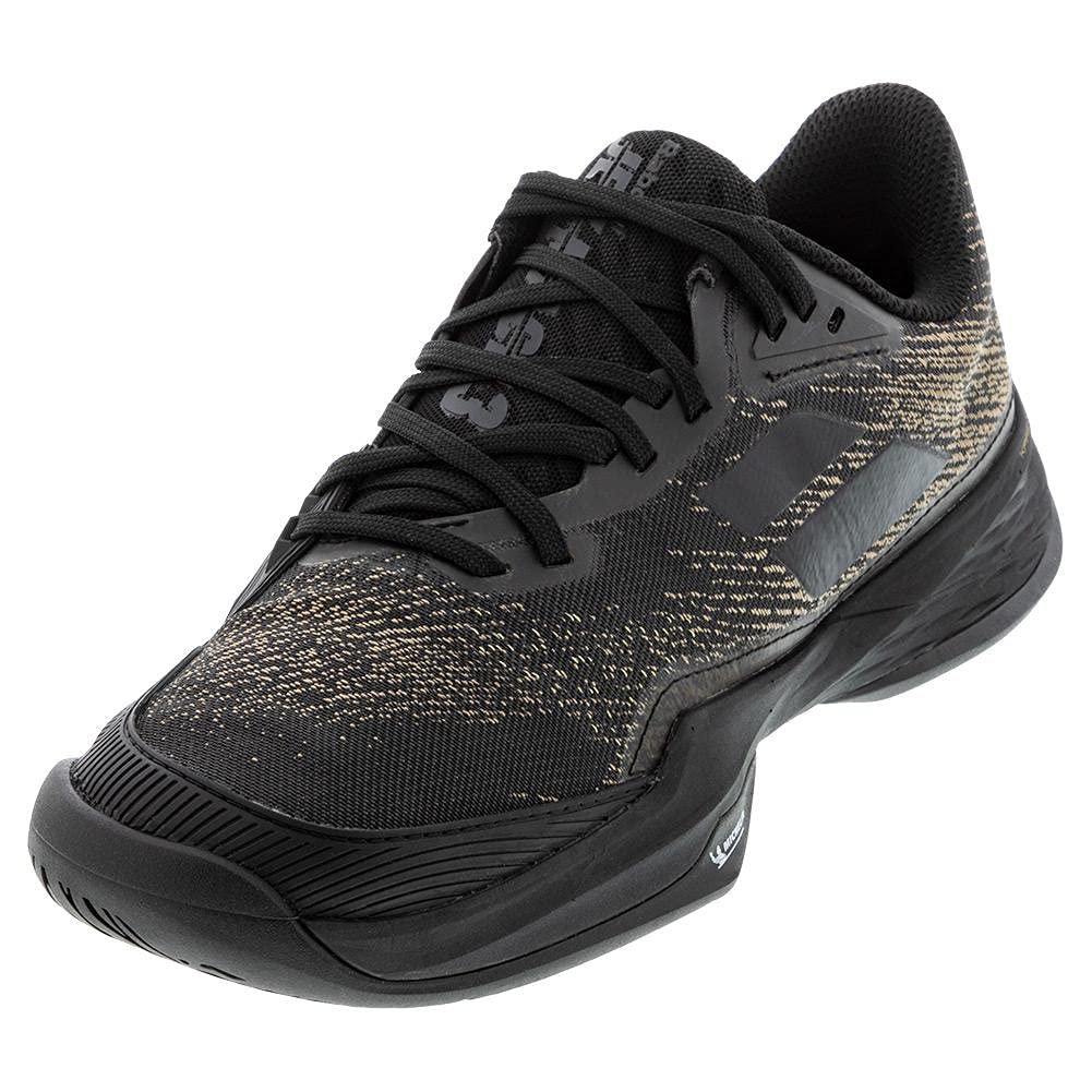 Babolat Men's Jet Mach 3 Tennis Shoes (Black/Gold, Numeric_7)