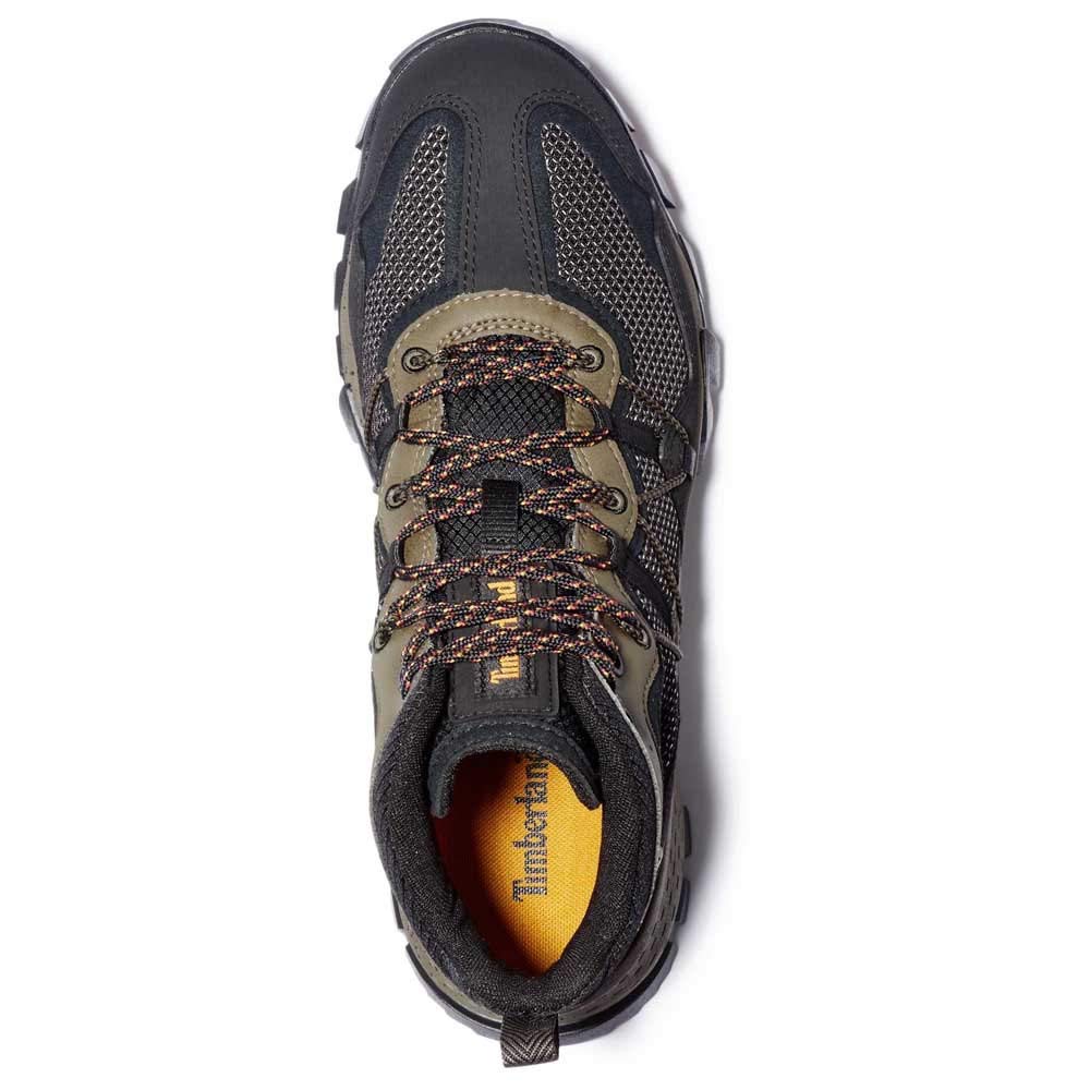 Timberland Garrison Trail Waterproof Mid Fabric Hiker Black/Brown 8.5 D (M)