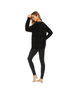 Beach Riot Joey Sweater X-Small Gunmetal Houndstooth