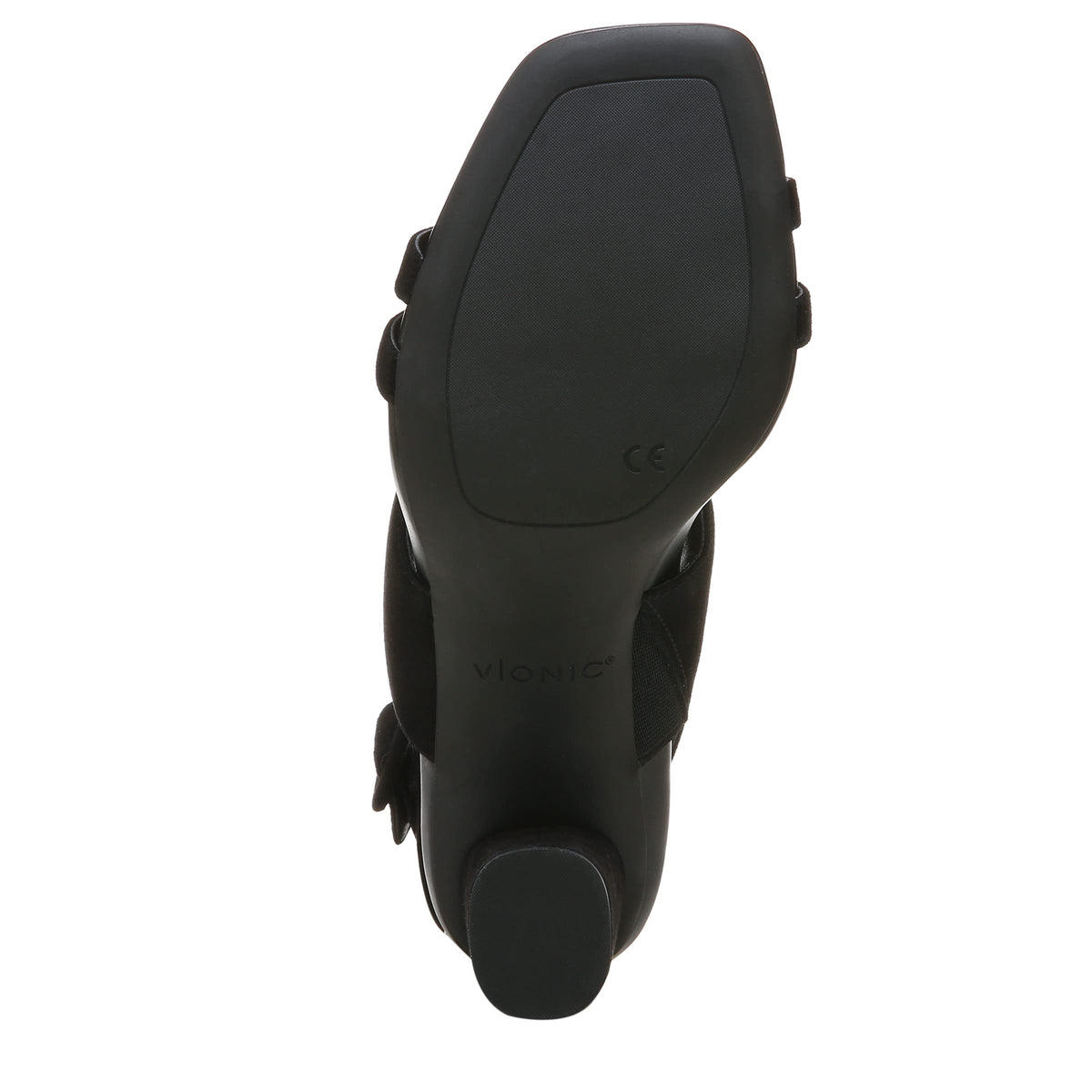 Vionic Women's Garnet Yasmin Strappy Heel Sandal-Supportive Ladies Leather Heels That Include Three-Zone Comfort with Orthotic Insole Arch Support, Black 9 Medium