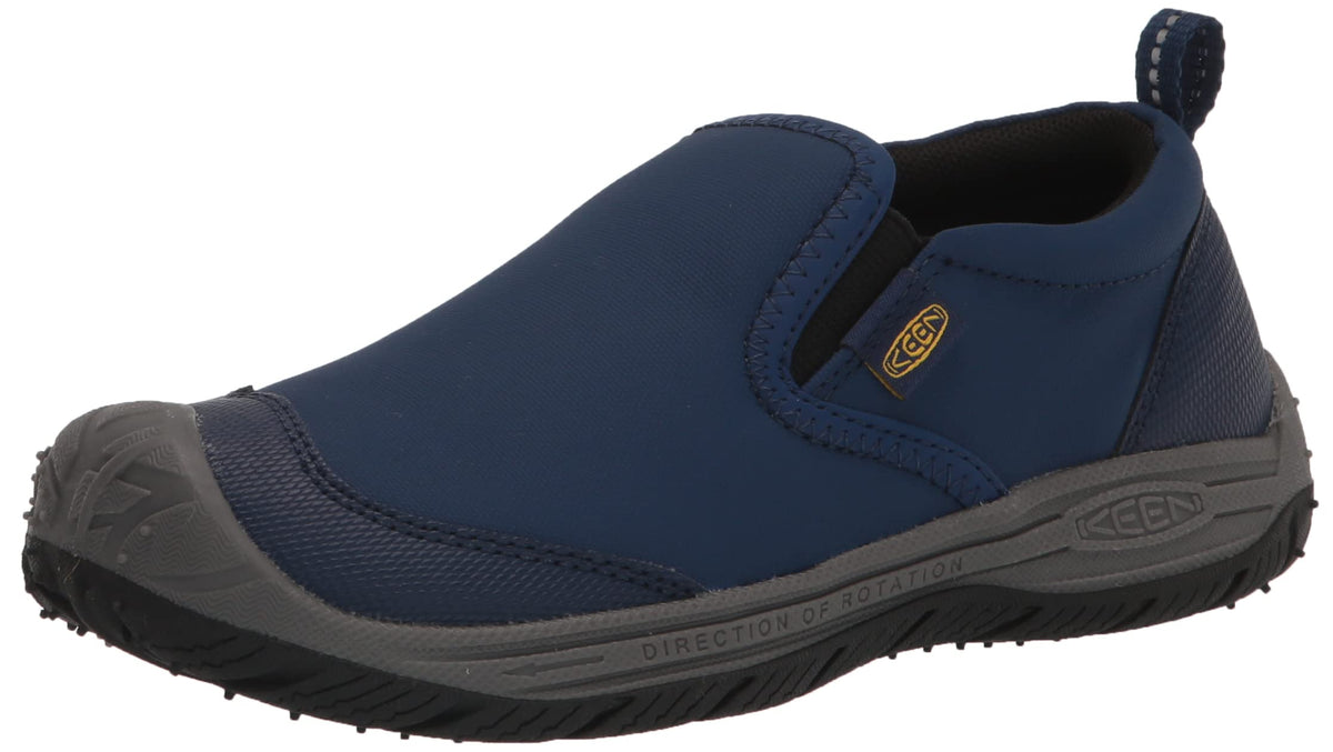 KEEN Unisex-Child Speed Hound Slip on Durable Comfortable Easy on Bike Tread Sneakers 3 Big Kid Blue Depths/Black