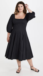 STAUD Women's Swells Dress 14 Black