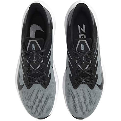 Nike Men's Air Zoom Winflo 7 Running Shoe, Particle Grey/Black-white, 10.5
