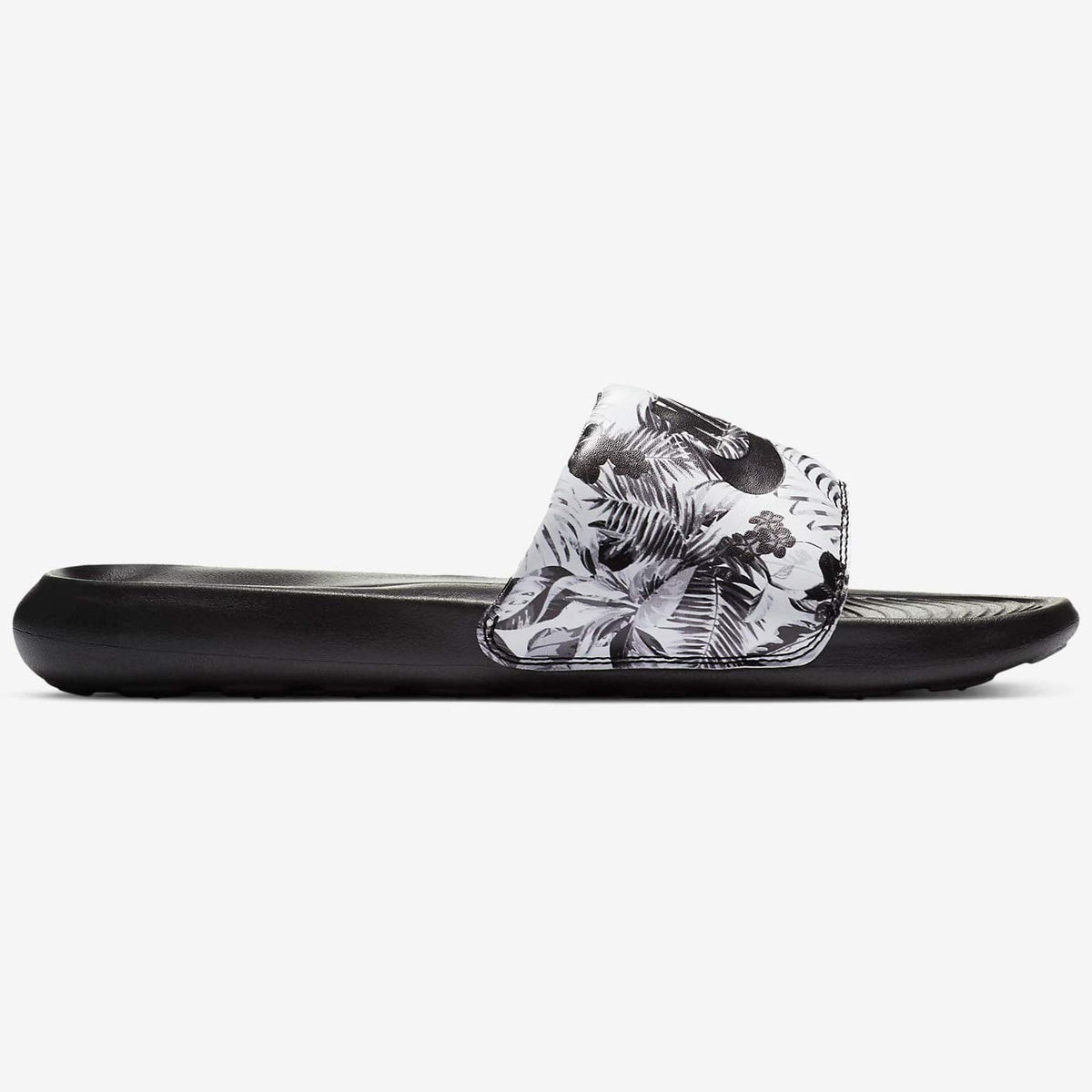 Nike Women Slide, Black White, 12