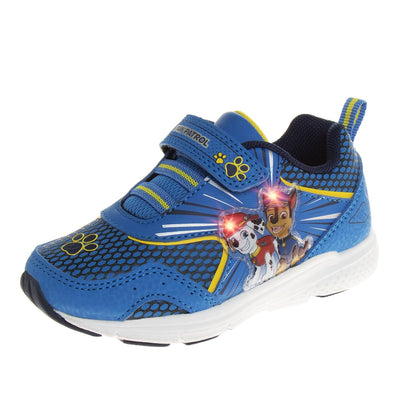 Nickelodeon Boys Paw Patrol Chase and Marshall Sneakers Light-up Tennis (Toddler/Little Kid), Yellow, 11