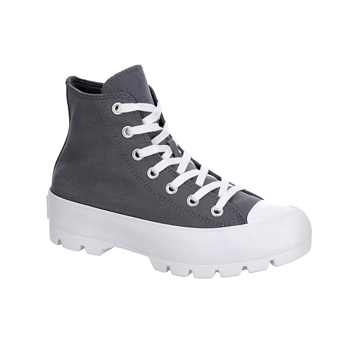 Converse Women's Chuck Taylor All Star Lugged High Top Sneaker Grey 8.5