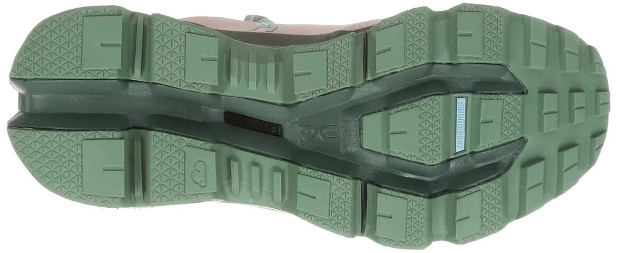 On Women's Cloudwander Waterproof Sneakers, Doe | Ivy, Pink, Green, 6 Medium US