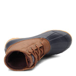 Sperry unisex child Port Boot, Tan/Navy, 4 Big Kid US