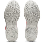 ASICS Women's Upcourt 4 Indoor Sport Shoes, 7, White/Sunrise RED