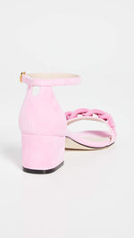 Stuart Weitzman Amelina Block 50 CHA India Pink 5 M