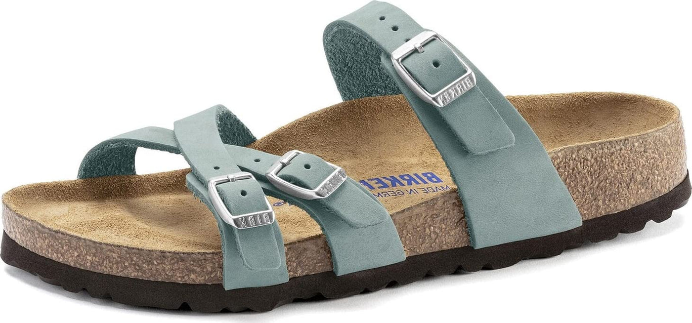 Birkenstock Women's, Franca Soft Footbed Sandal - Regular Width Aqua 36 M