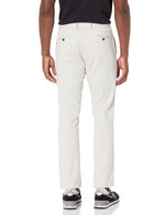 Amazon Essentials Men's Slim-Fit Wrinkle-Resistant Flat-Front Chino Pant, Light Grey, 33W x 29L