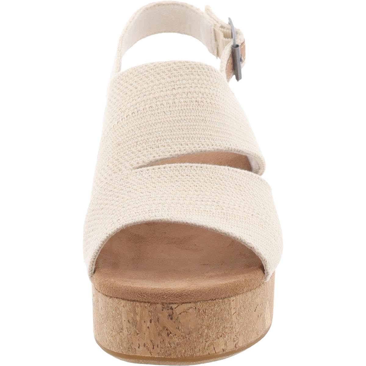 TOMS Claudine Natural Metallic Linen 5 B (M)