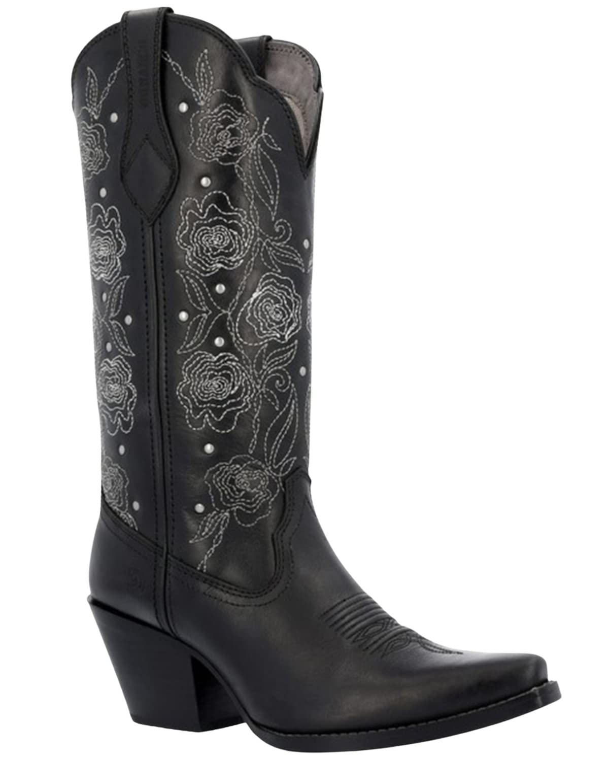 Durango Crush Women’s Black Rosewood Western Boot Size 8(M)
