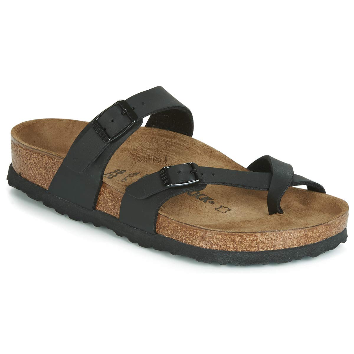 Birkenstock Women's Mayari Birko-Flor Sandals, Black, 3.5 UK
