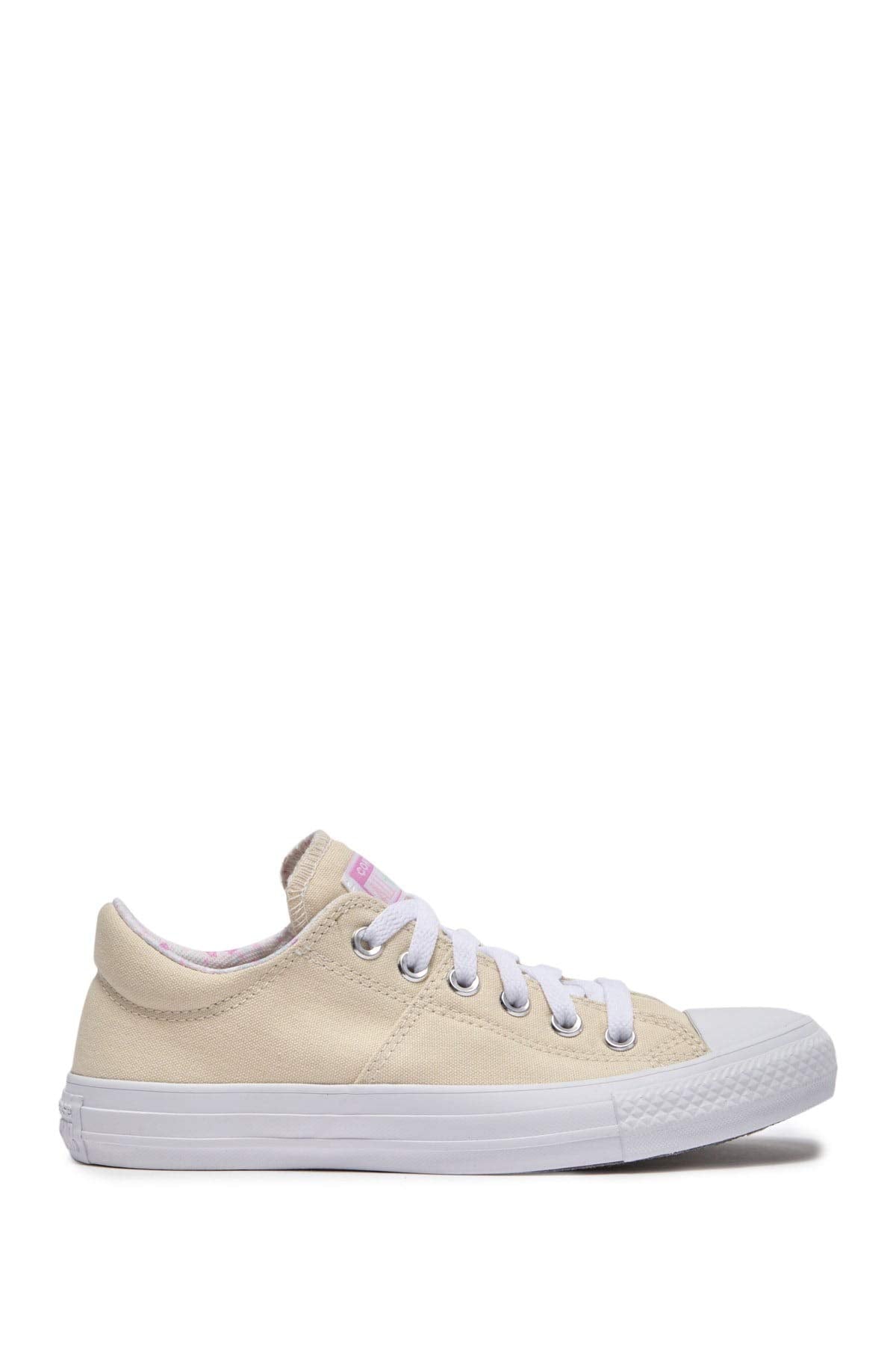 Converse Womens Chuck Taylor All Star Madison Low Top Sneakers, Natural Ivory/Multi/White, 7.5 US