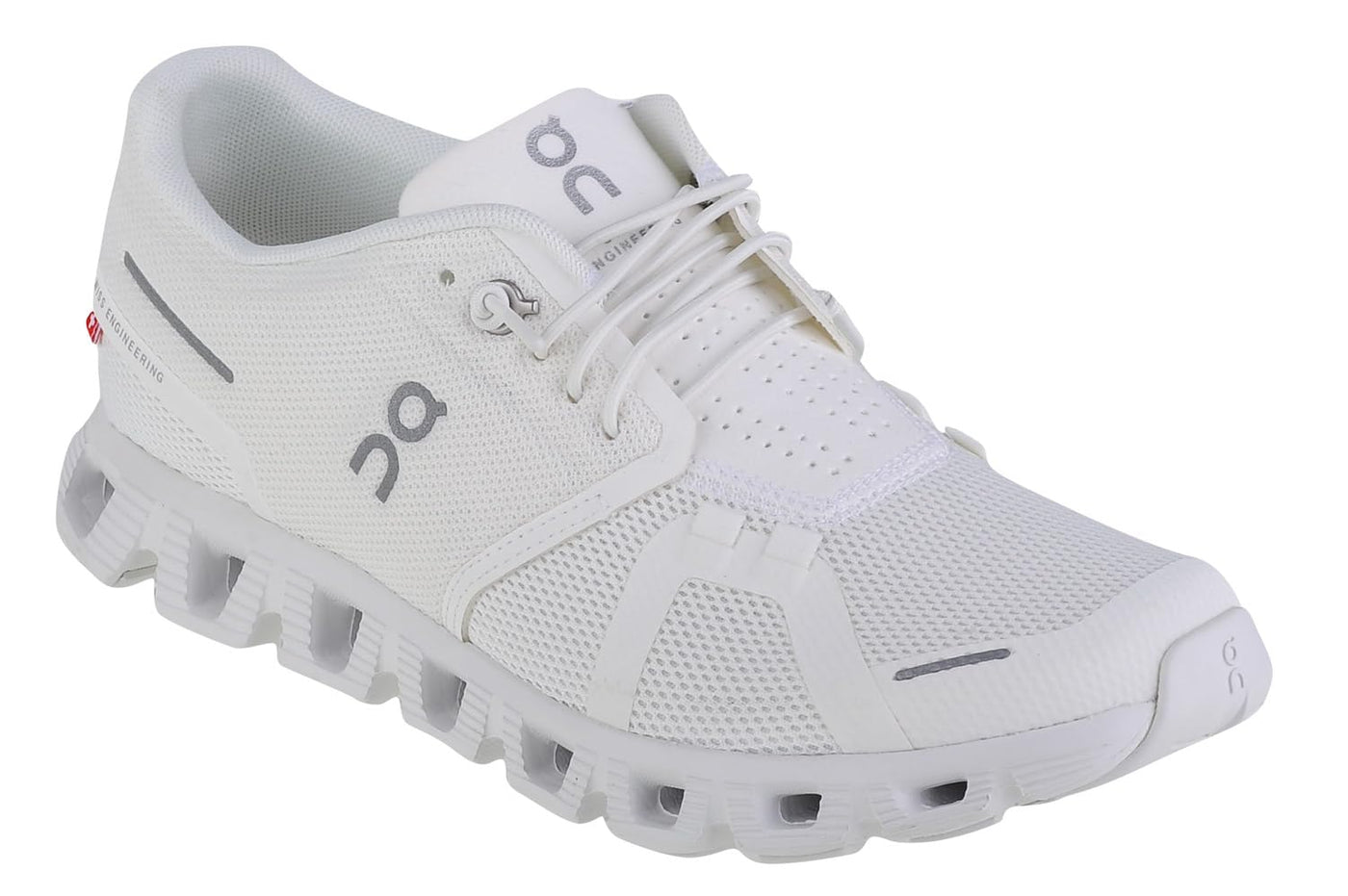 On Women's Cloud 5 Sneakers, Undyed-White/White, 7.5 Medium US