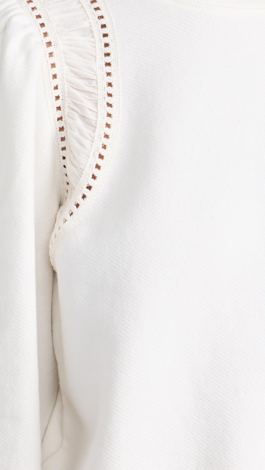 PAIGE Women's Dorea Sweatshirt, Ivory, White, S