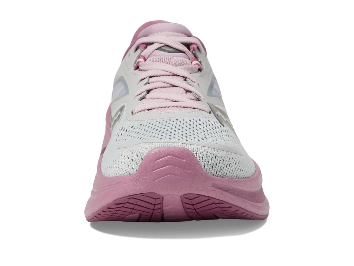Saucony Women's Omni 22 Sneaker, Cloud/Orchid, 7.5 Wide