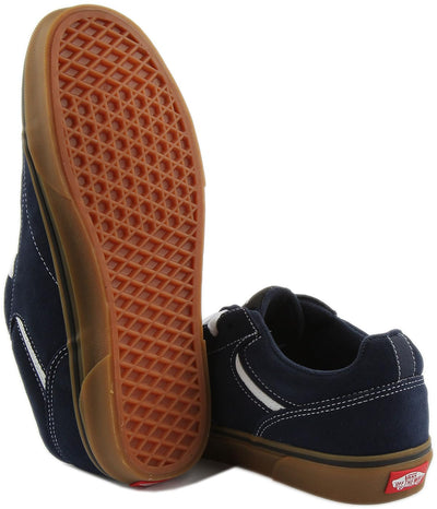 Vans Men's Sneaker, Suede Dress Blues Gum, 7