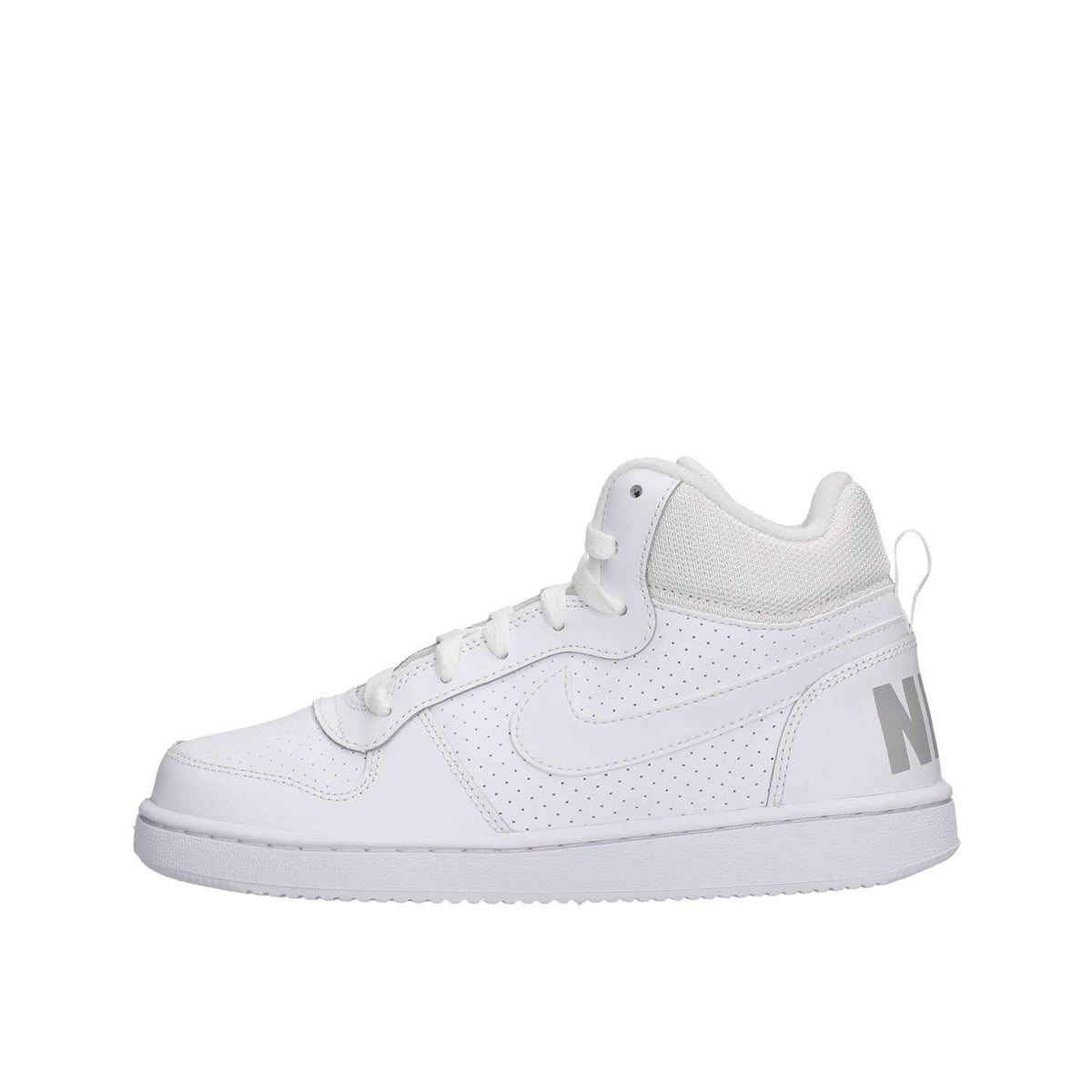 Nike Court Borough Mid (GS) White/White White Size Basketball Shoe Size 5