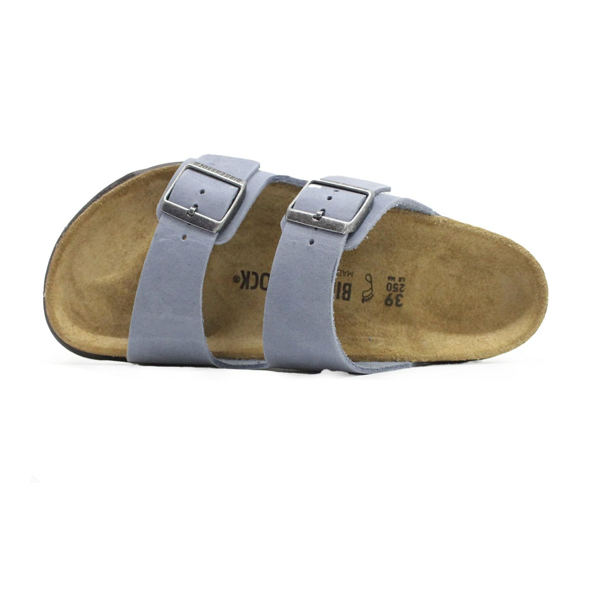 Birkenstock Unisex Arizona CT W Oiled Leather Elemental Blue Sandals 8 W / 6 M US