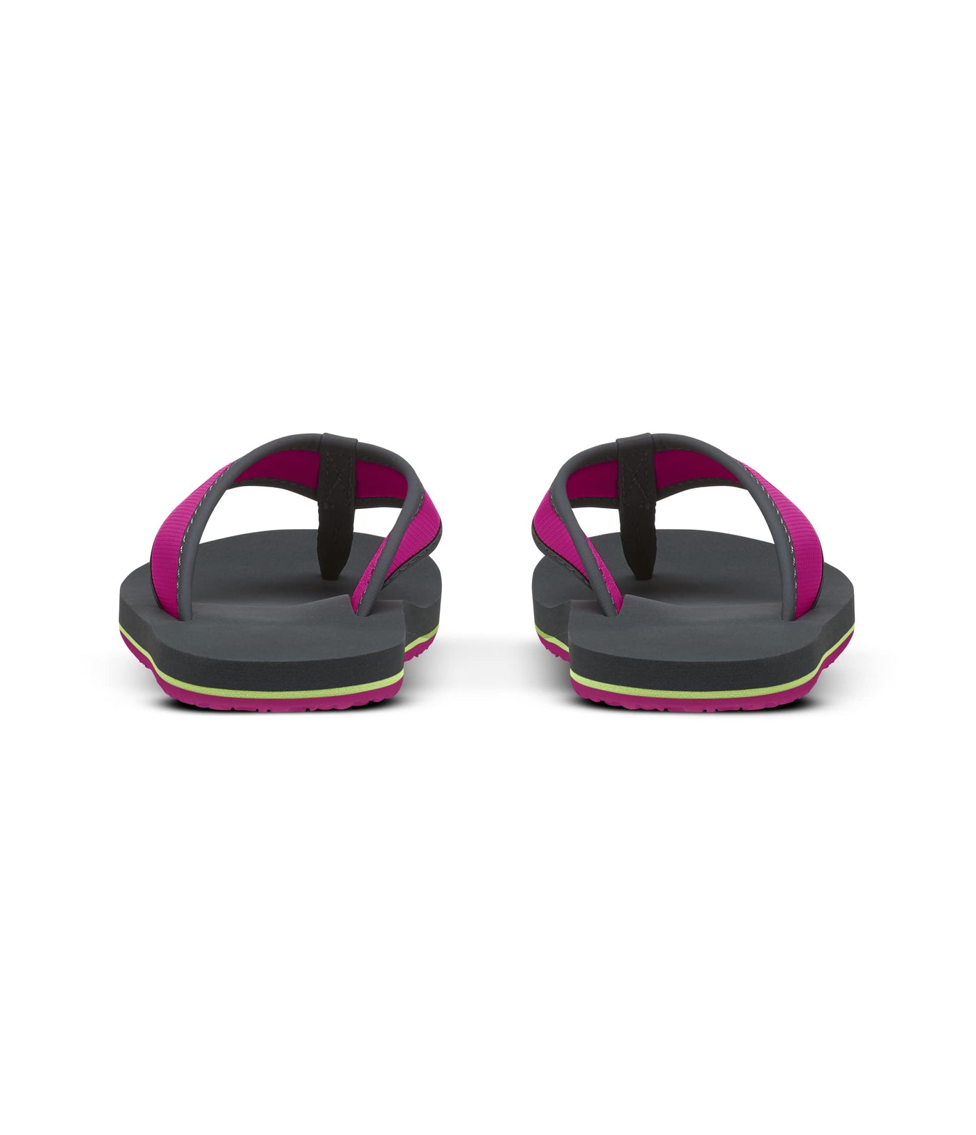 THE NORTH FACE Youth Base Camp Flip Flops, Vanadis Grey/Linaria Pink, 11