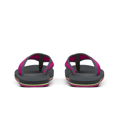 THE NORTH FACE Youth Base Camp Flip Flops, Vanadis Grey/Linaria Pink, 11