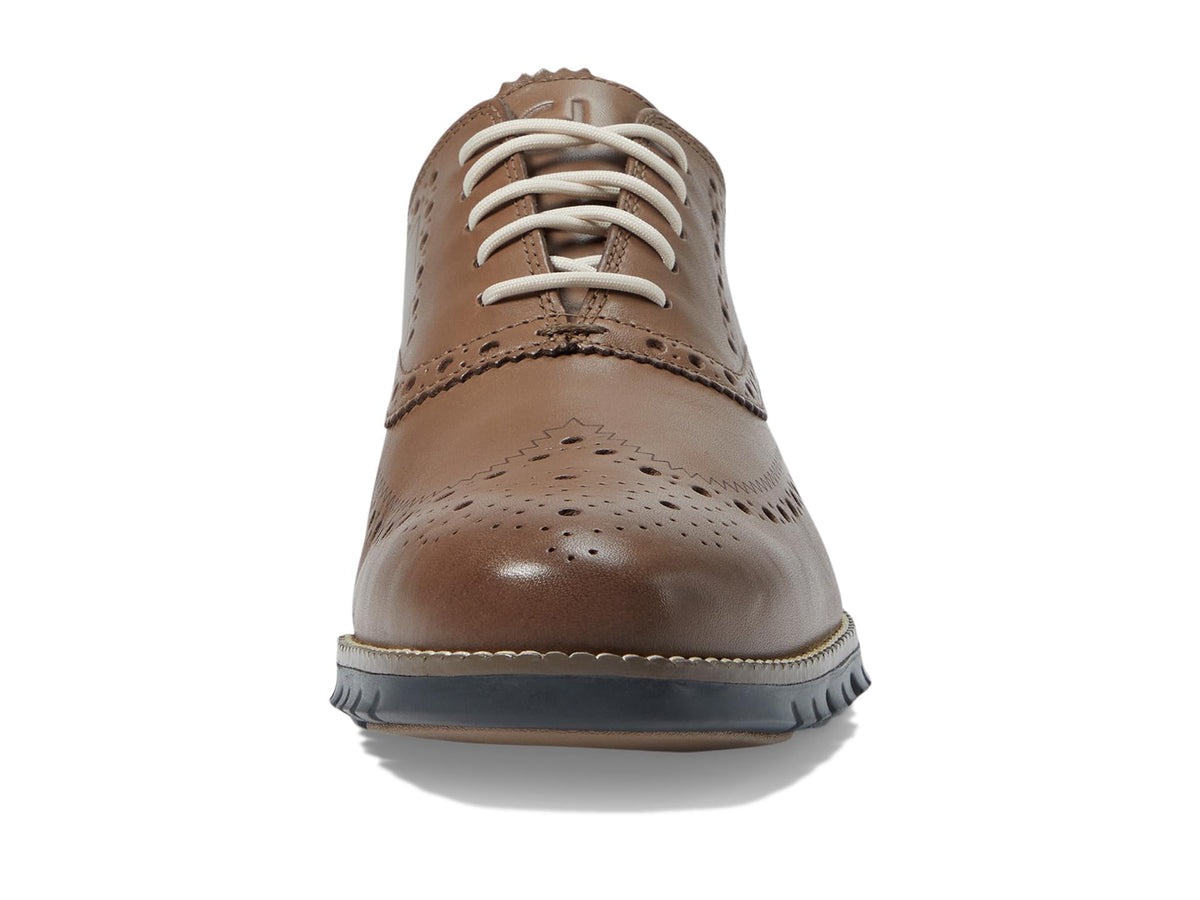 Cole Haan Men's Zerogrand Wing Tip Oxford, Irish Coffee Turbulence, 15