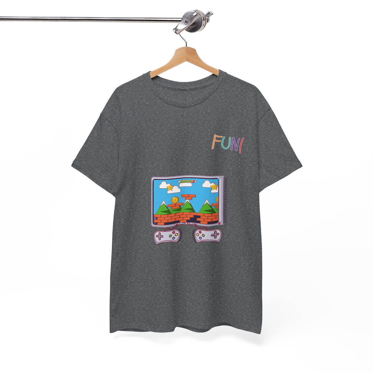 "FUN!!" Retro Gaming T-Shirt