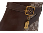 Coach Olivia Jacquard Bootie Oak/Maple 6.5 B (M)
