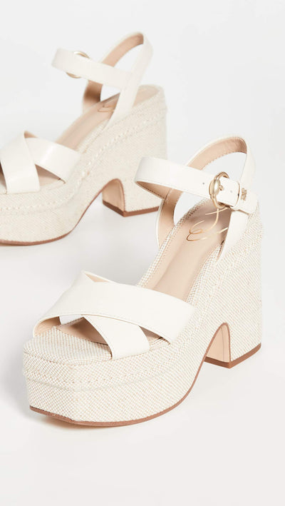 Sam Edelman Trianna Ivory Suede 7 M