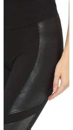 SPANX Women's Moto Leggings, Very Black, Medium